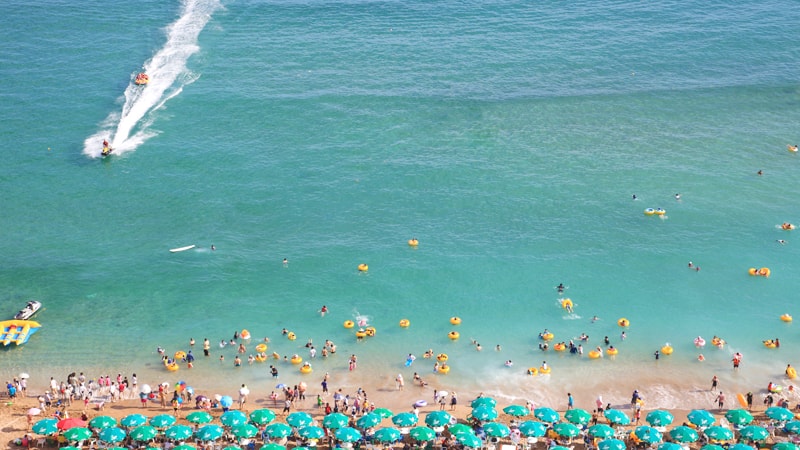 サーファーに人気！　中文穡達海水浴場（チュンムンセクタルビーチ）