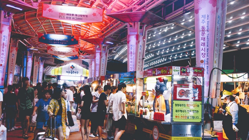 眠らない市場「東門伝統市場」