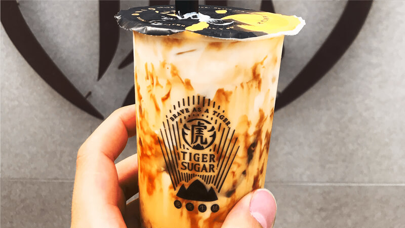 台湾で大人気の黒糖タピオカミルク店｜TIGER SUGAR（南浦店）