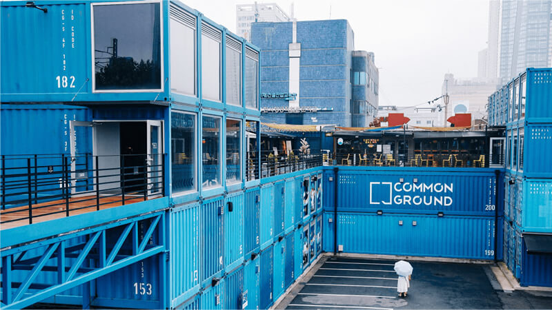 韓国初のコンテナショッピングモール｜COMMON GROUND（コモングラウンド）