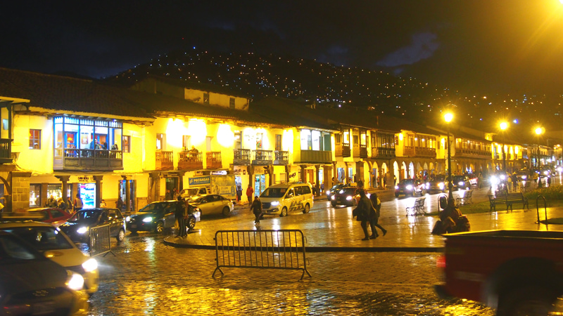 クスコの夜景は幻想的！