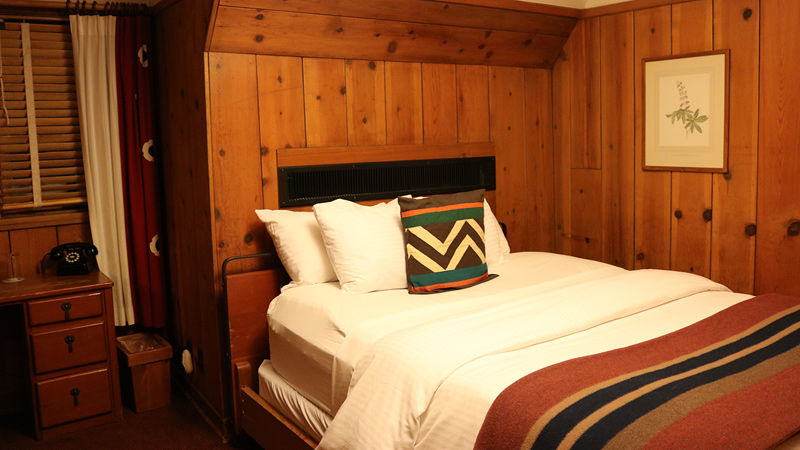 数々の工夫が施されたティンバーライン・ロッジ。