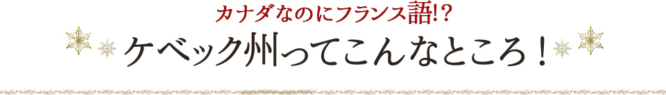 カナダなのにフランス語!?ケベック州ってこんなところ!