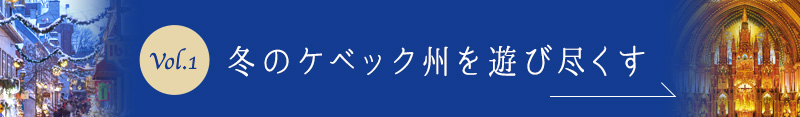 冬のケベック州を遊び尽くす